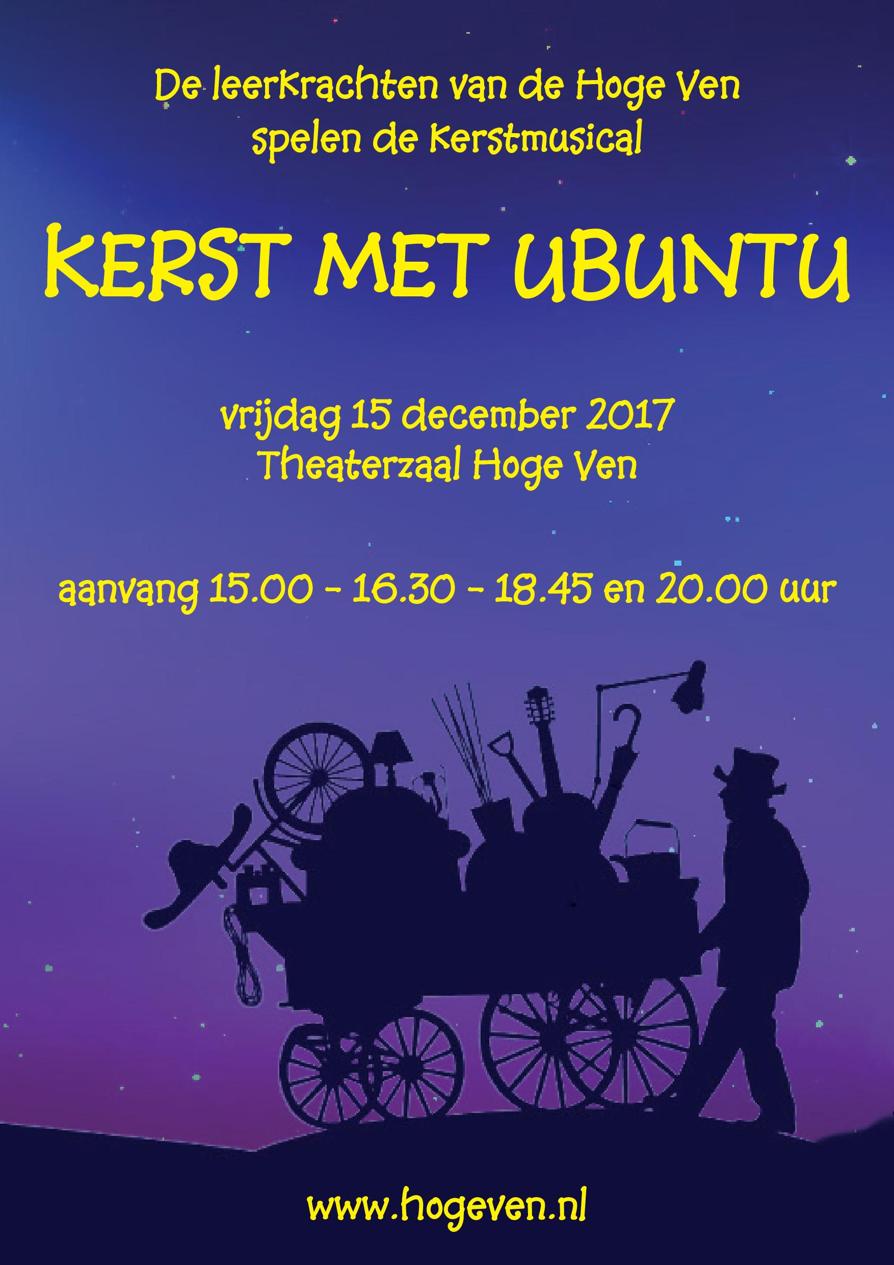Team Hoge Ven speelt Kerstmusical!