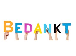 bedankt