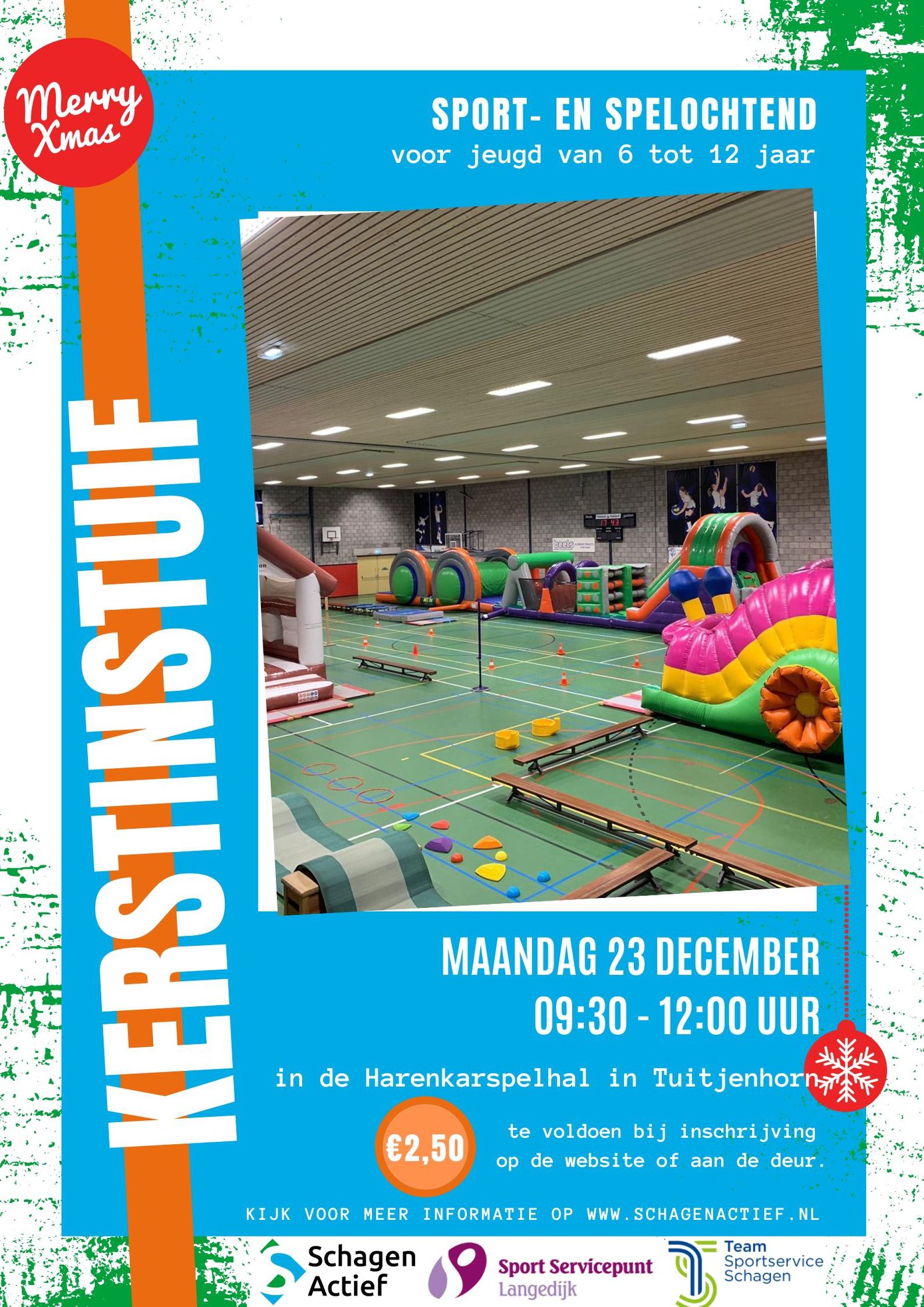 Kerstinstuif in de Harenkarspelhal