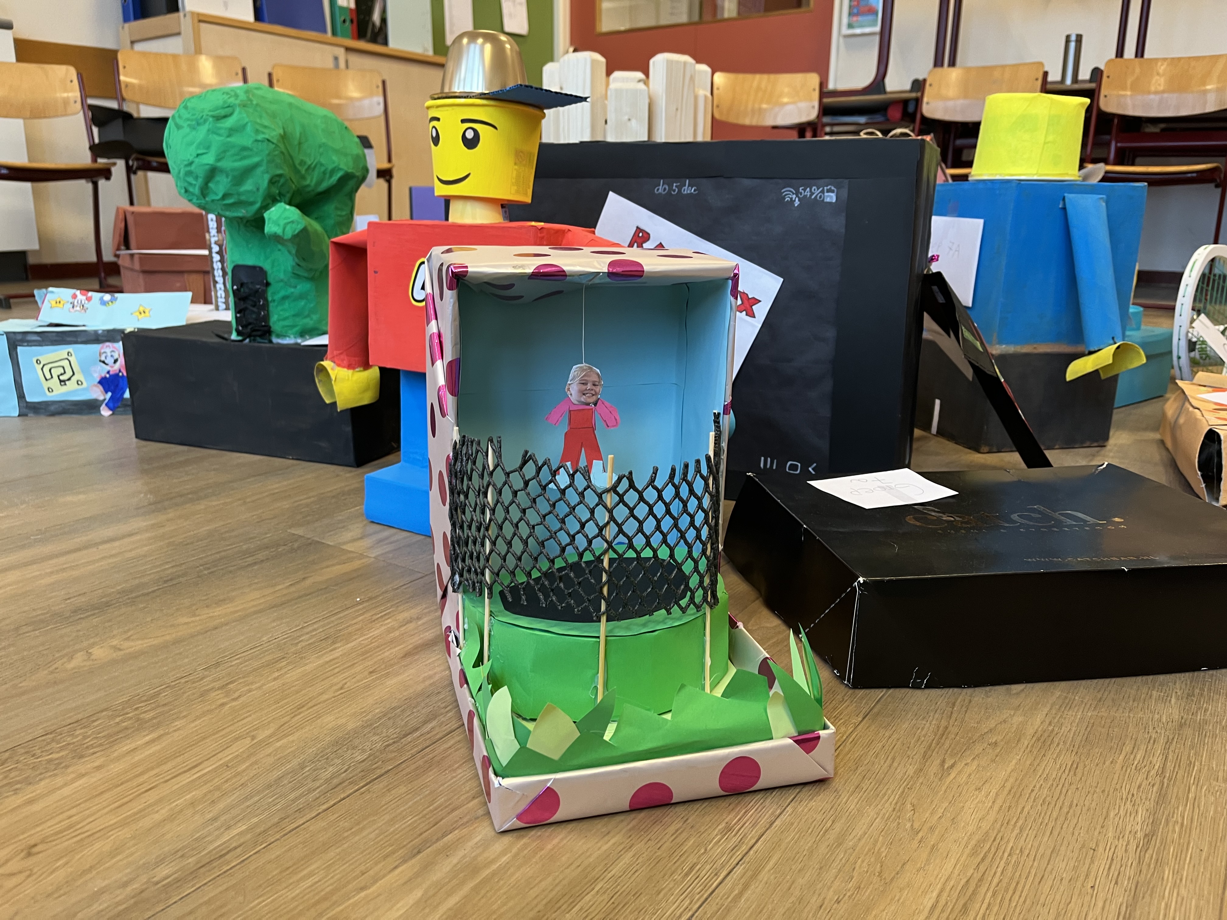 De surprises van dit jaar gemaakt door de groepen 6, 7 en 8